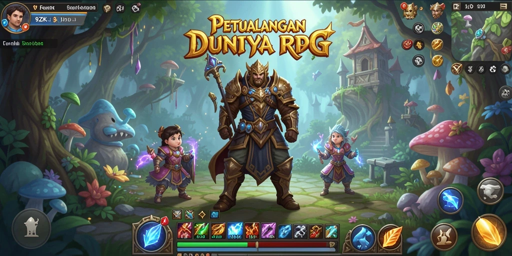 Gameplay seru dalam misi RPG 9ZK yang menantang.