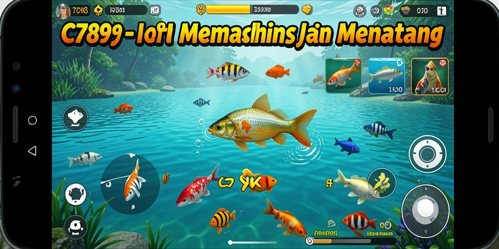 Gameplay seru menangkap ikan di C789 dengan grafis menarik.