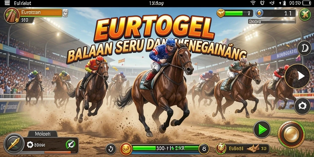 Tampilan gameplay EUROTOGEL yang seru dan mendebarkan.