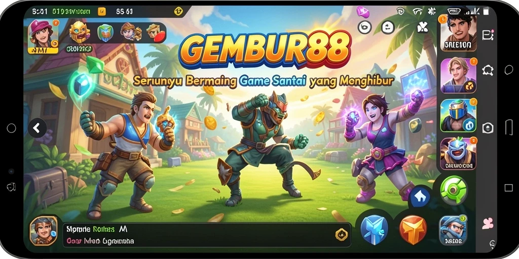 Tampilan menarik dari gameplay GEMBUR88 yang menghibur.