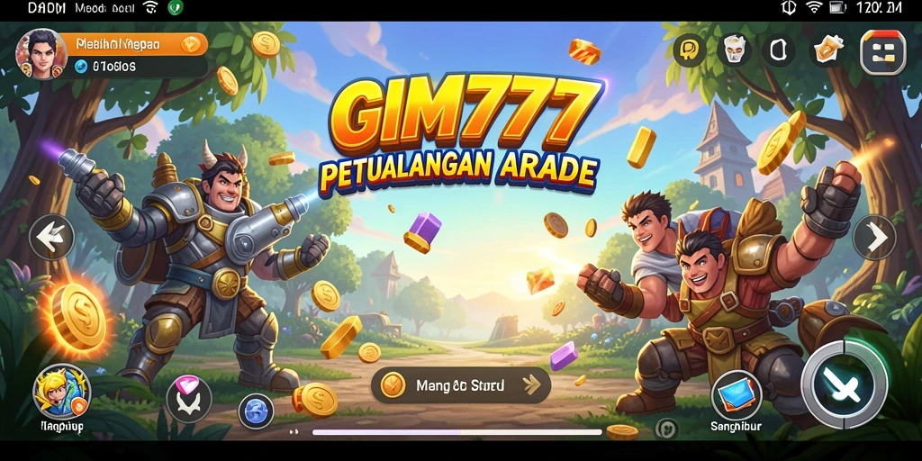 Tampilan gameplay GIM777 yang menampilkan aksi seru dan grafis yang menarik.