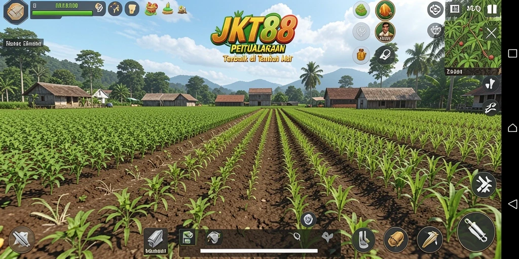 Gameplay menarik di JKT88 dengan aktivitas bertani yang seru.