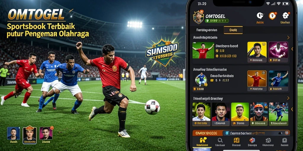 Tampilan gameplay menarik dengan berbagai pilihan taruhan olahraga.