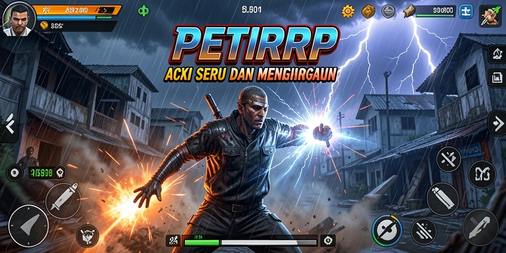 Tampilan gameplay seru dalam PETIRRP yang menegangkan.