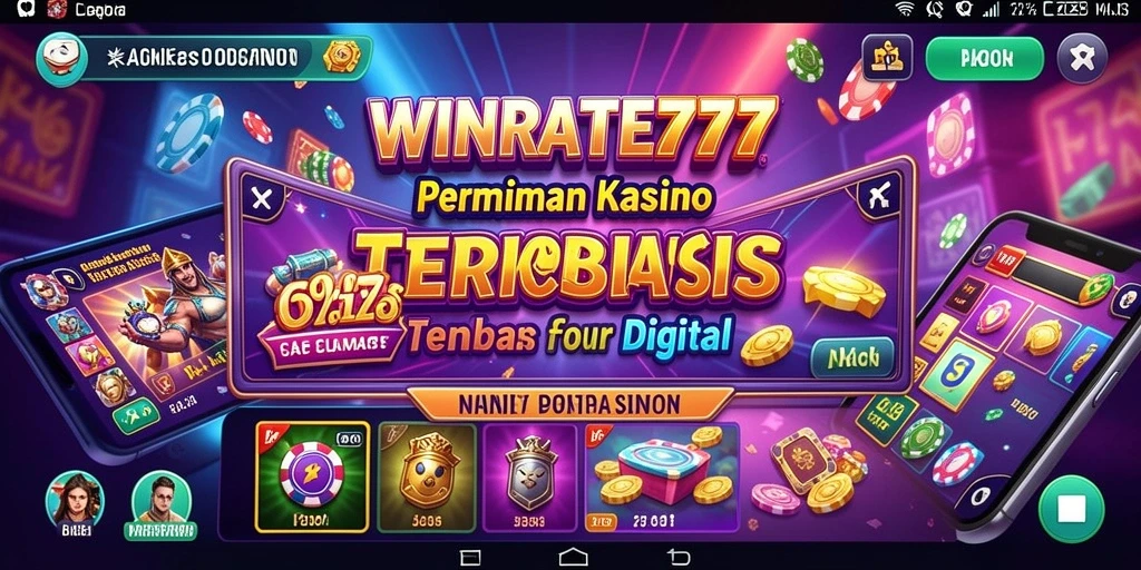 Screenshot menunjukkan pengalaman bermain yang mengasyikkan di WINRATE777.